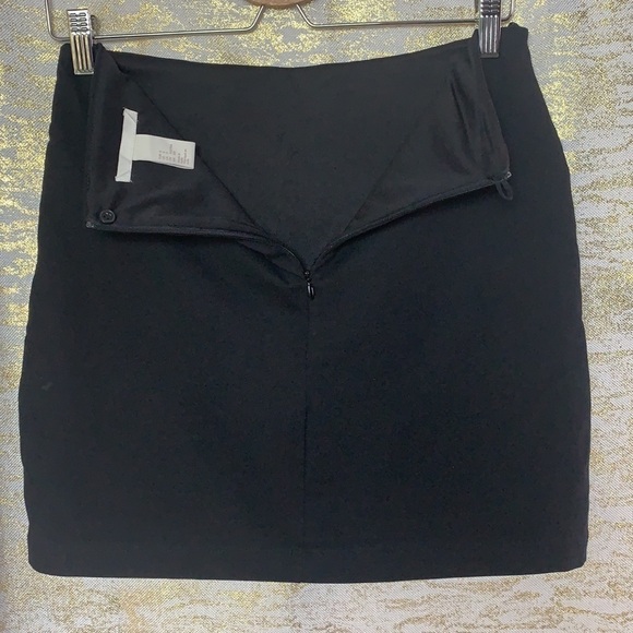 H&m Black/White Aztec Short Woven Fabric Embroidered Straight Skirt Size S - Picture 7 of 13